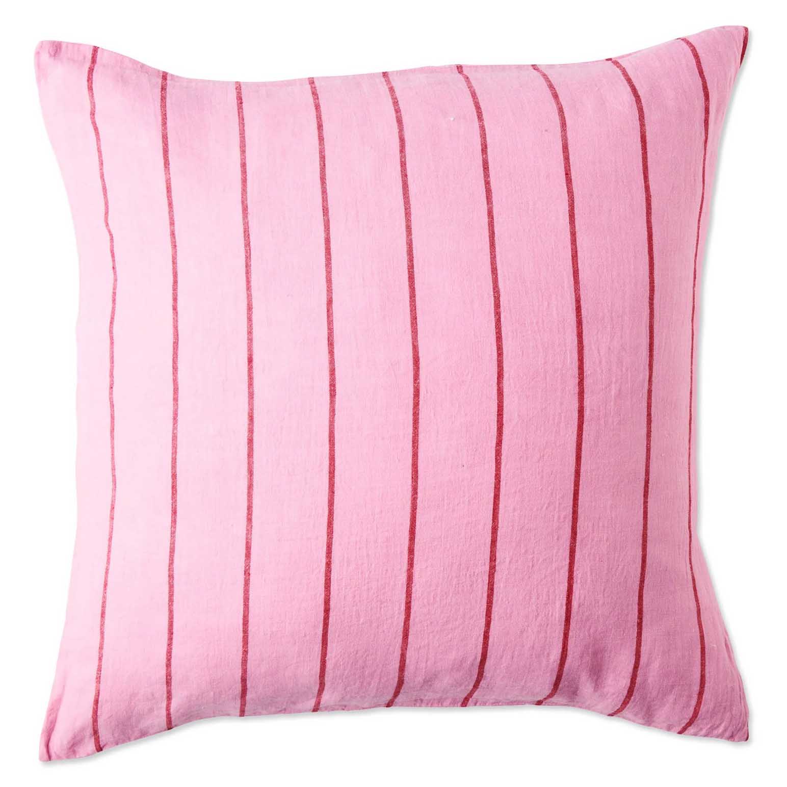 Kip&Co Iced Vovo Stripe Linen European Pillowcases 2P Set